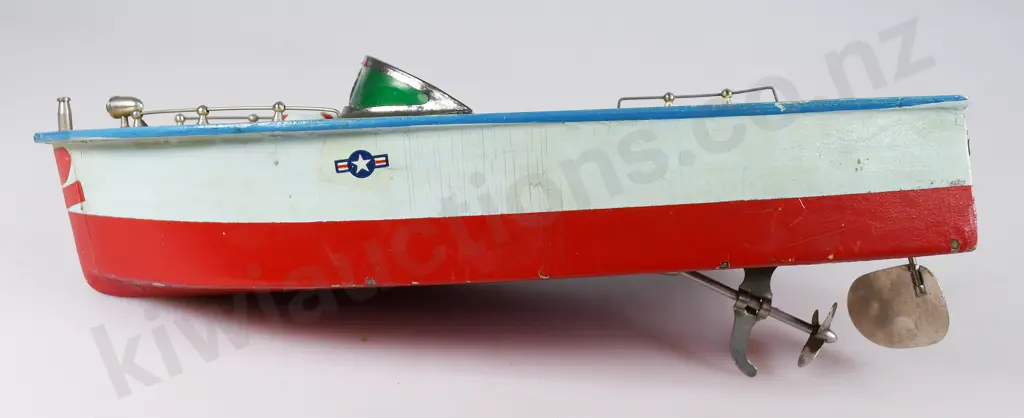 WOODEN MODEL SPEED BOAT Image 1++