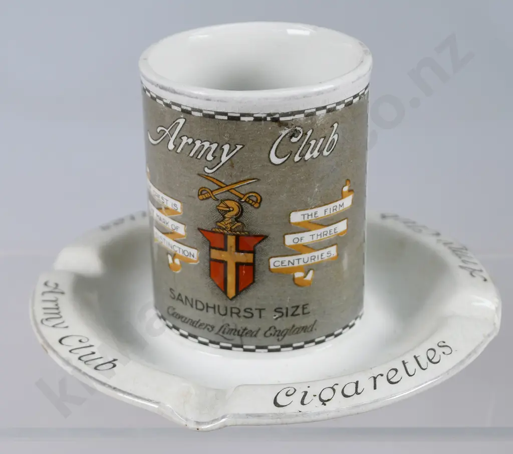 ARMY CLUB CIGARETTES ASHTRAY/CIGARETTE HOLDER Image 1++