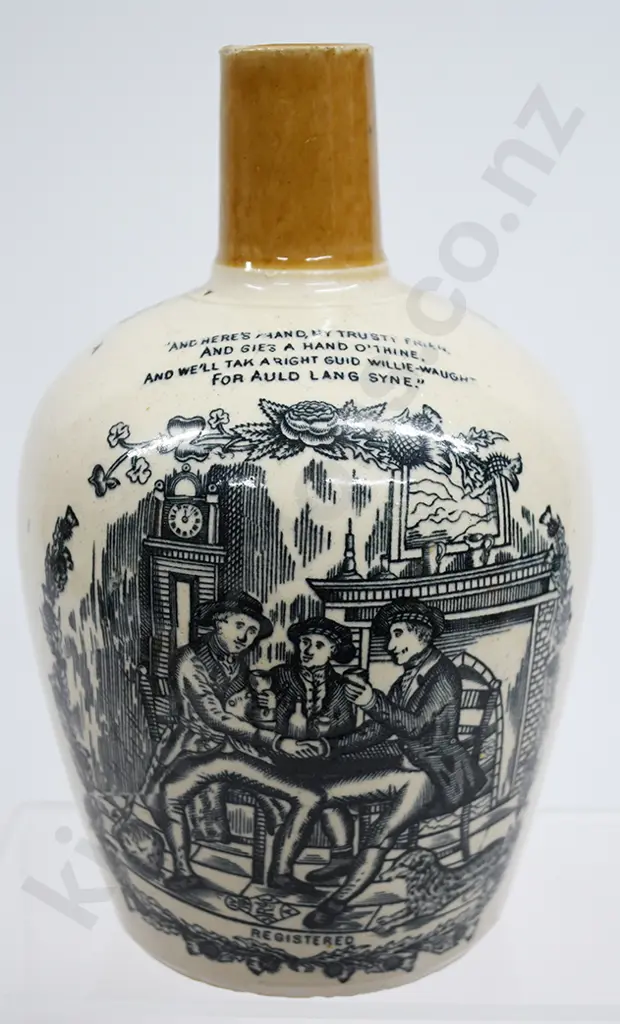 AULD LANG SYNE STONEWARE WHISKY JUG Image 1++