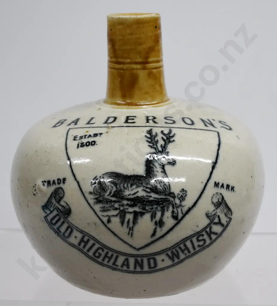 BALDERSON’S STONEWARE WHISKY JUG Image 1++