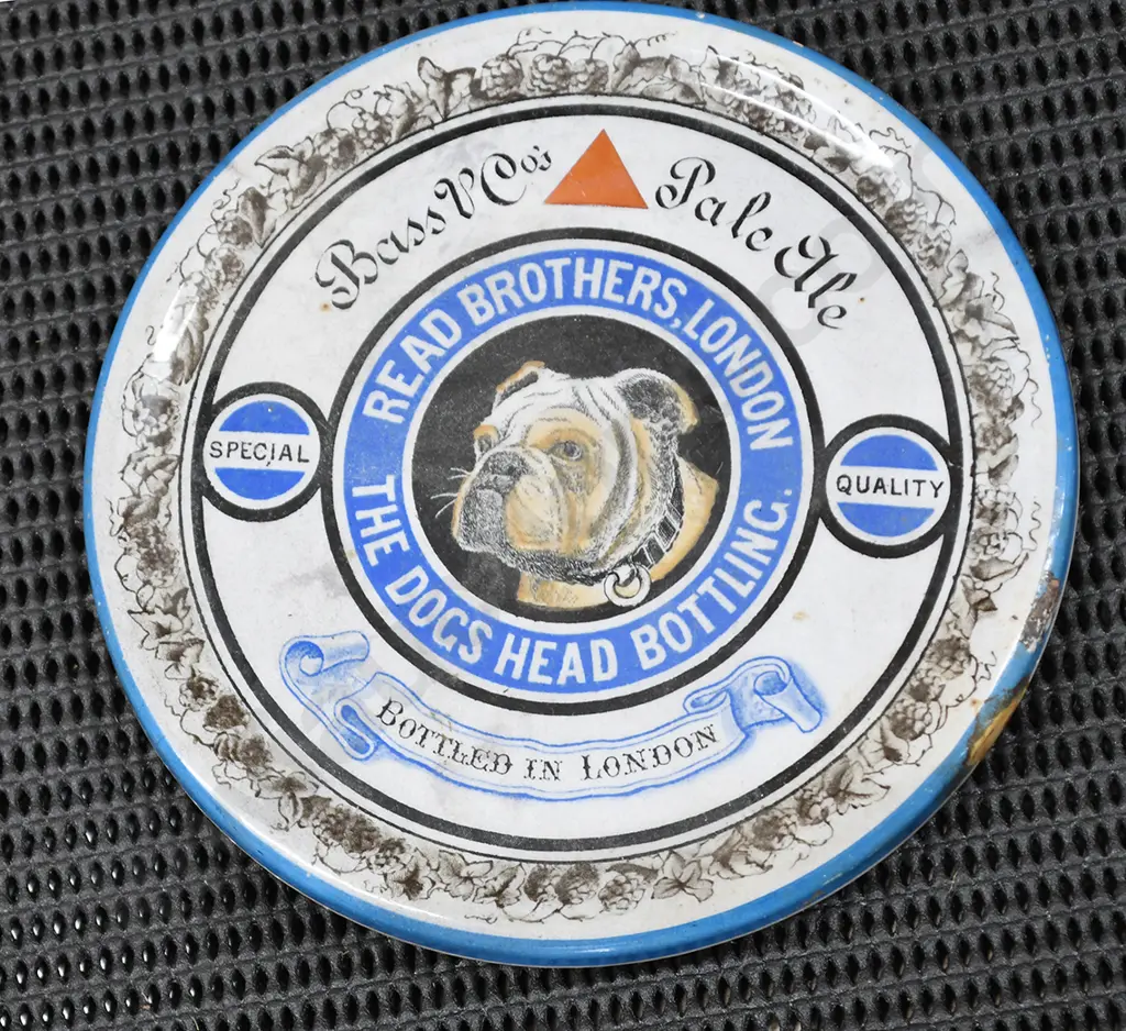 BASS PALE ALE CERAMIC ADVERTISING COASTERS Image 1++