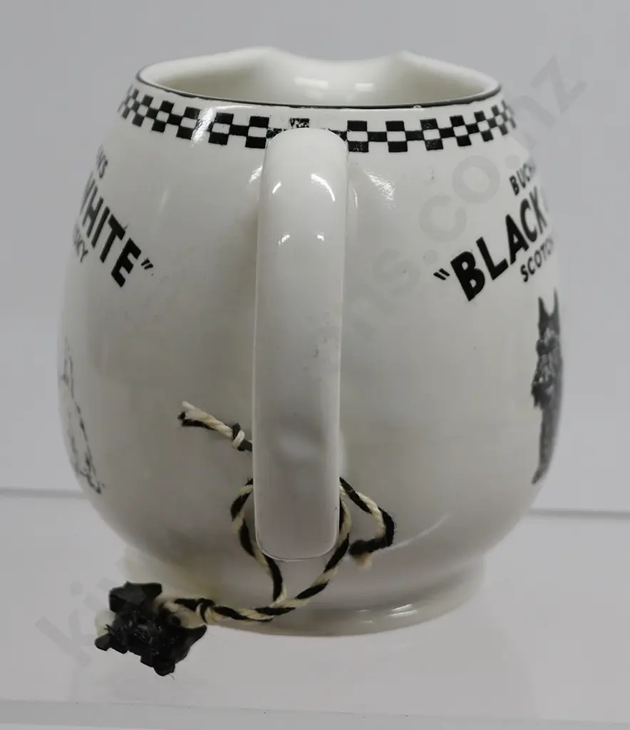 BUCHANAN’S BLACK & WHITE WHISKY ADVERTISING WATER JUG Image 1++