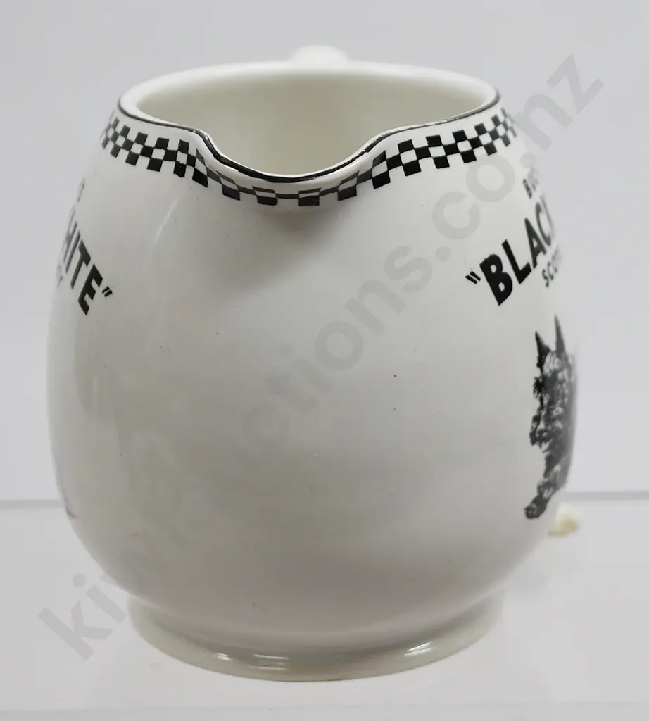 BUCHANAN’S BLACK & WHITE WHISKY ADVERTISING WATER JUG Image 1++