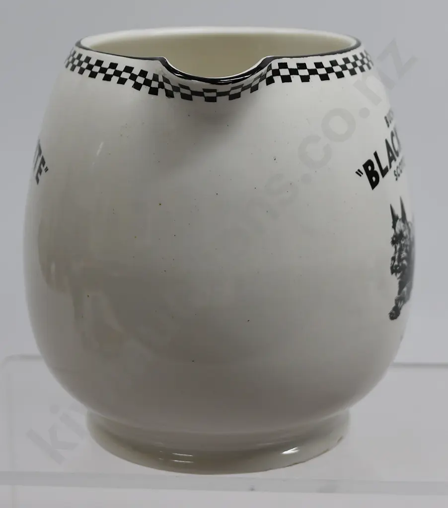 BUCHANAN’S BLACK & WHITE WHISKY ADVERTISING WATER JUG Image 1++