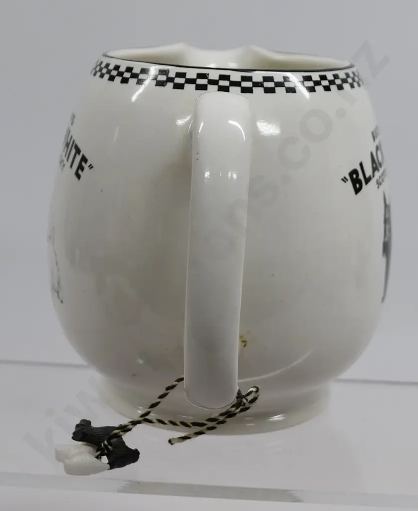 BUCHANAN’S BLACK & WHITE WHISKY ADVERTISING WATER JUG Image 1++