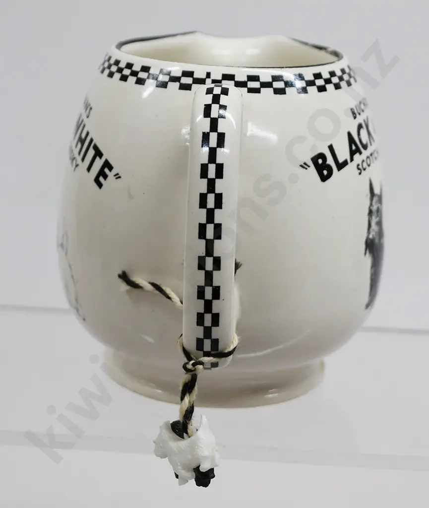 BUCHANAN’S BLACK & WHITE WHISKY ADVERTISING WATER JUG Image 1++
