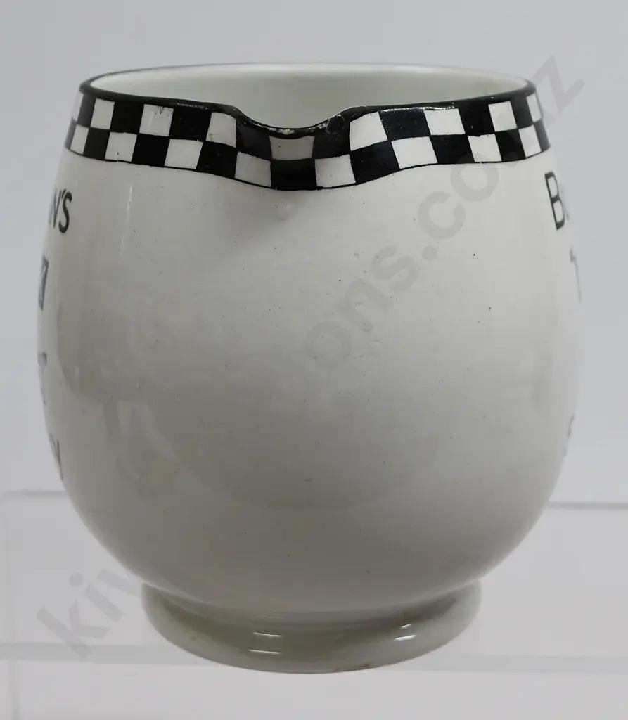 BUCHANAN’S BLACK & WHITE WHISKY ADVERTISING WATER JUG Image 1++