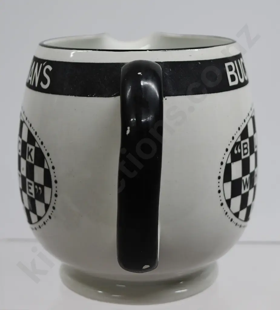 BUCHANAN’S BLACK & WHITE WHISKY ADVERTISING WATER JUG Image 1++