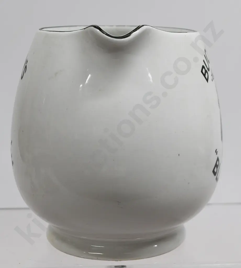 BUCHANAN’S BLACK & WHITE WHISKY ADVERTISING WATER JUG Image 1++