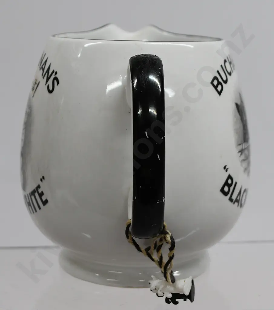 BUCHANAN’S BLACK & WHITE WHISKY ADVERTISING WATER JUG Image 1++