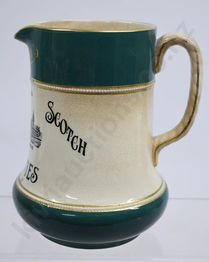 BUCHANAN’S BLACK & WHITE WHISKY ADVERTISING WATER JUG Image 1++