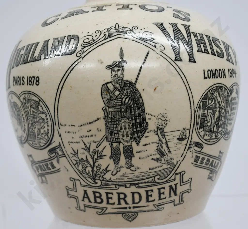 CATTO’S STONEWARE WHISKY JUG Image 1++