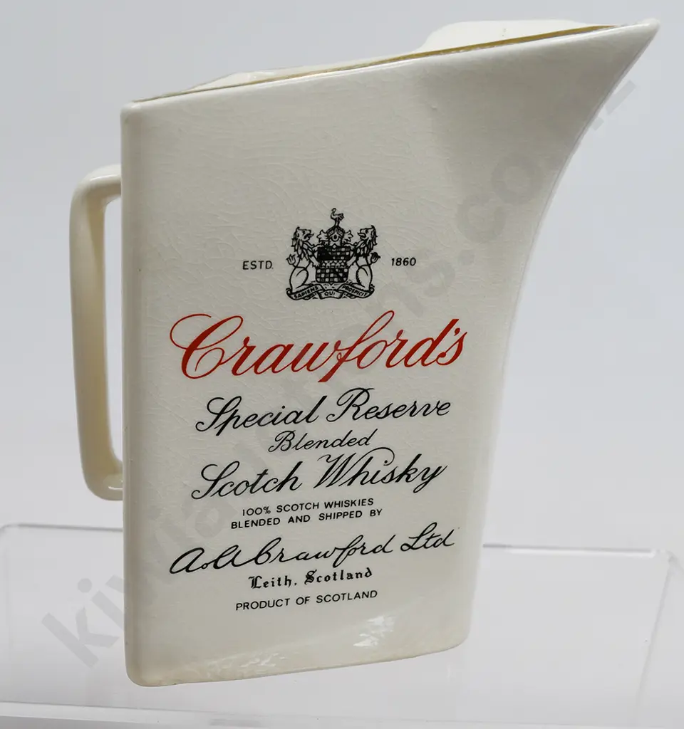 CRAWFORD'S SCOTCH WHISKY  ADVERTISING WATER JUG Image 1++