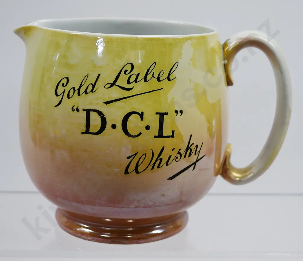 DCL GOLD LABEL WHISKY ADVERTISING WATER JUG Image 1++