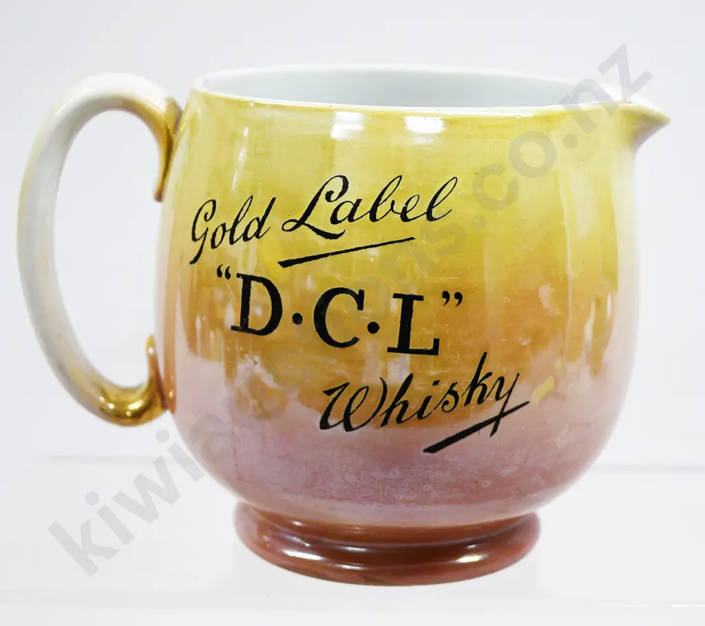 DCL GOLD LABEL WHISKY ADVERTISING WATER JUG Image 1++