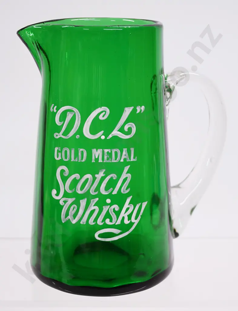 DCL GOLD MEDAL SCOTCH WHISKY GLASS ADVERTISING WATER JUG Image 1++