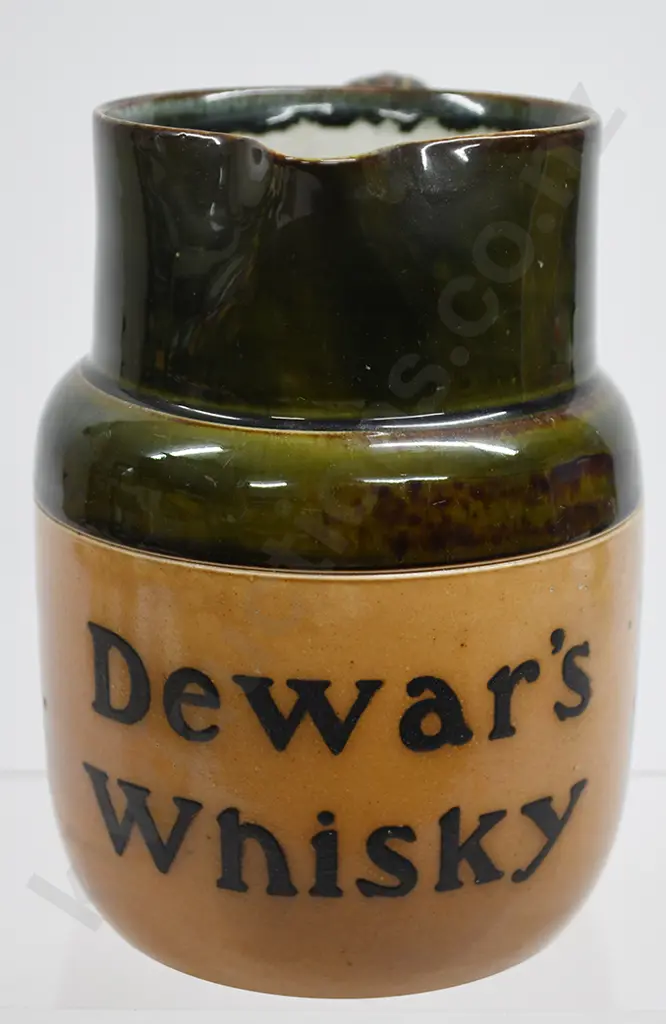 DEWAR'S WHISKY STONEWARE WHISKY WATER JUG Image 1++