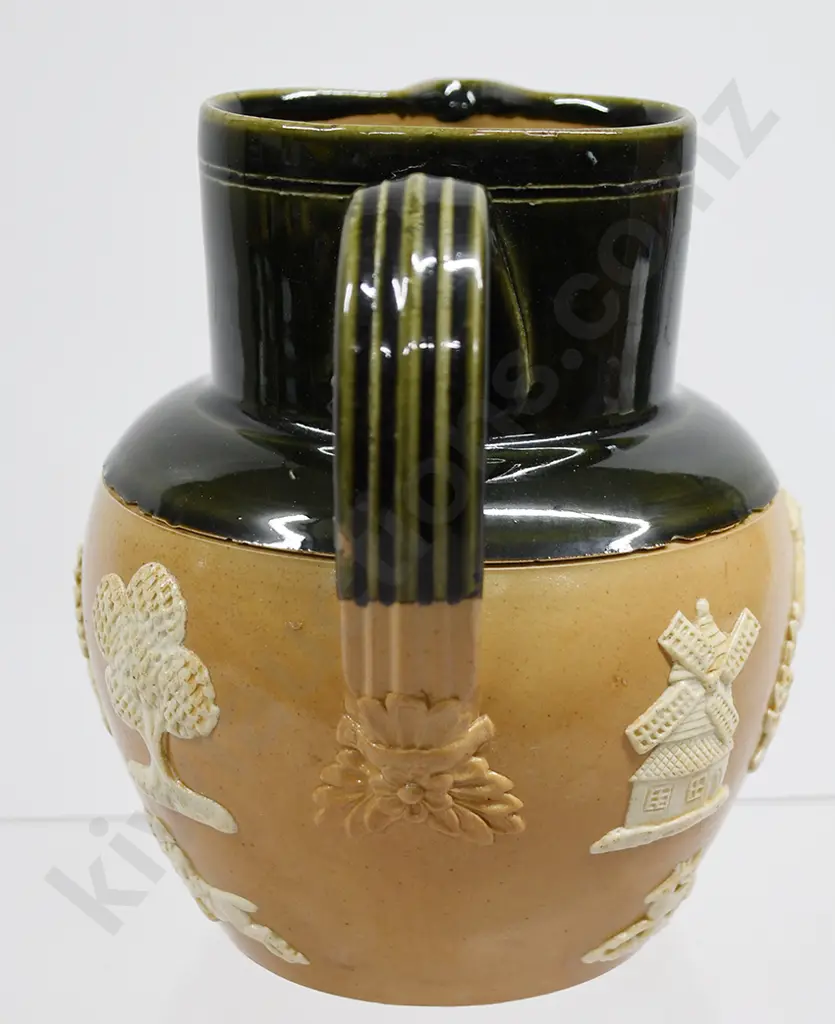 DEWAR'S WHISKY STONEWARE WHISKY WATER JUG Image 1++
