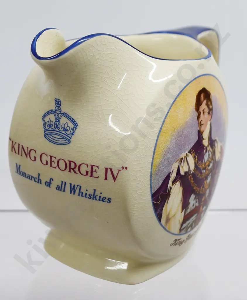 KING GEORGE WHISKY ADVERTISING WHISKEY WATER JUG Image 1++