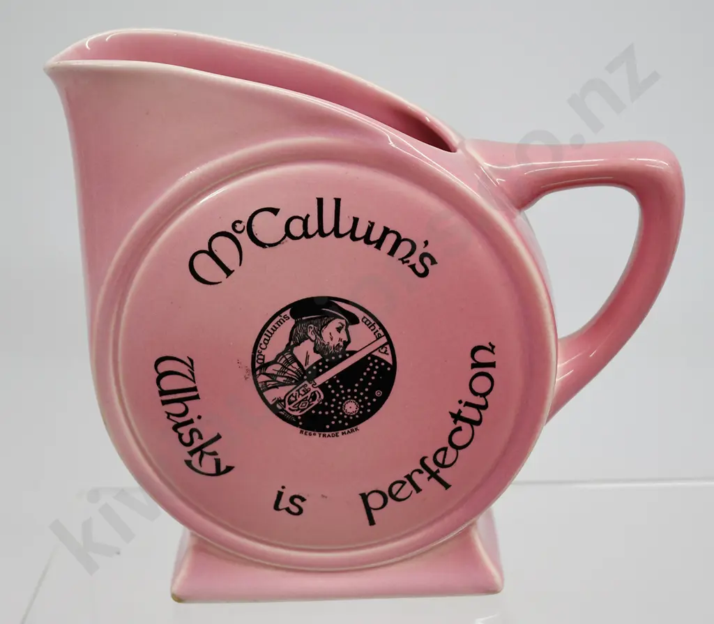 McCALLUM'S WHISKY ADVERTISING WATER JUG Image 1++