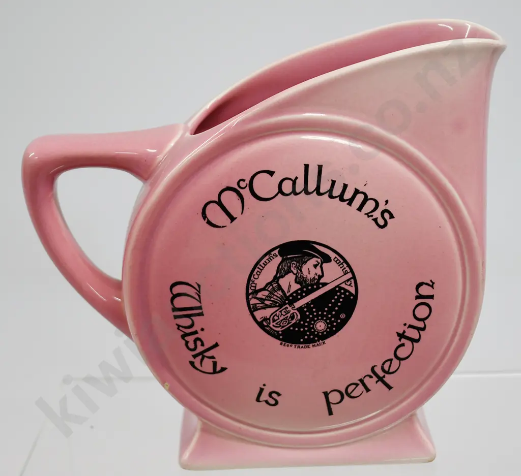 McCALLUM'S WHISKY ADVERTISING WATER JUG Image 1++