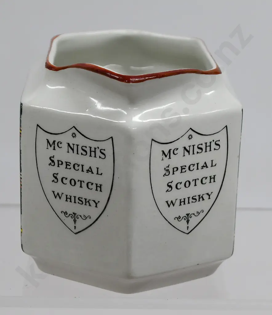 McNISH WHISKY ADVERTISING WATER JUG Image 1++