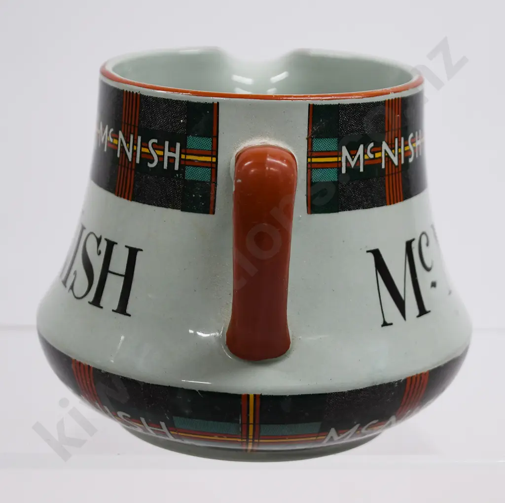 McNISH WHISKY ADVERTISING WATER JUG Image 1++