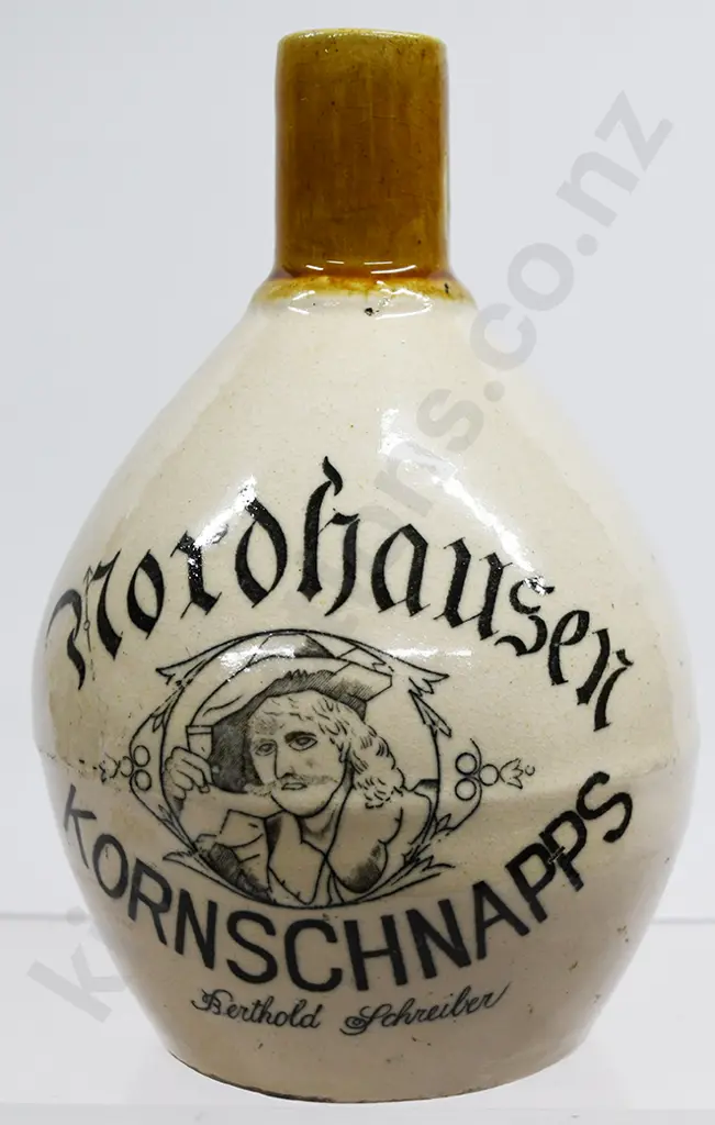 NORDHAUSEN STONEWARE SCHNAPPS JUG Image 1++