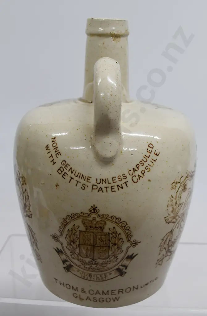 MY QUEEN STONEWARE WHISKY JUG Image 1++