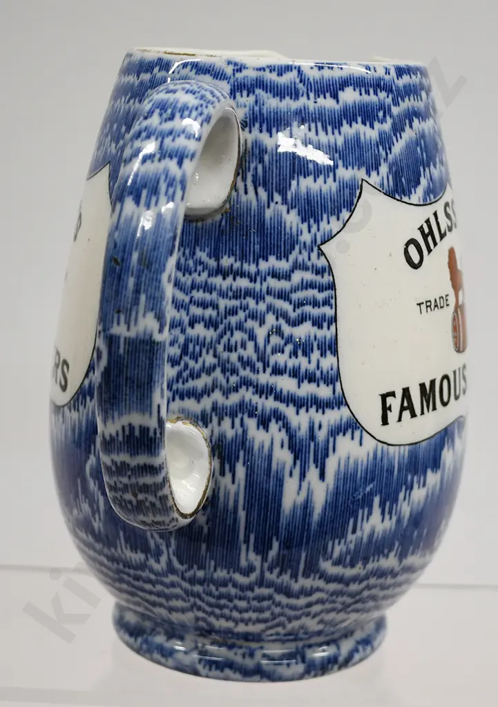 OHLSSON'S FAMOUS BEERS ADVERTISING WATER JUG Image 1++