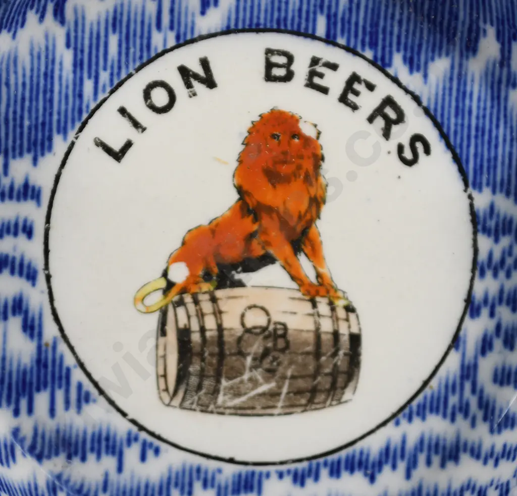 OHLSSON'S LION BEERS ADVERTISING ASHTRAY Image 1++