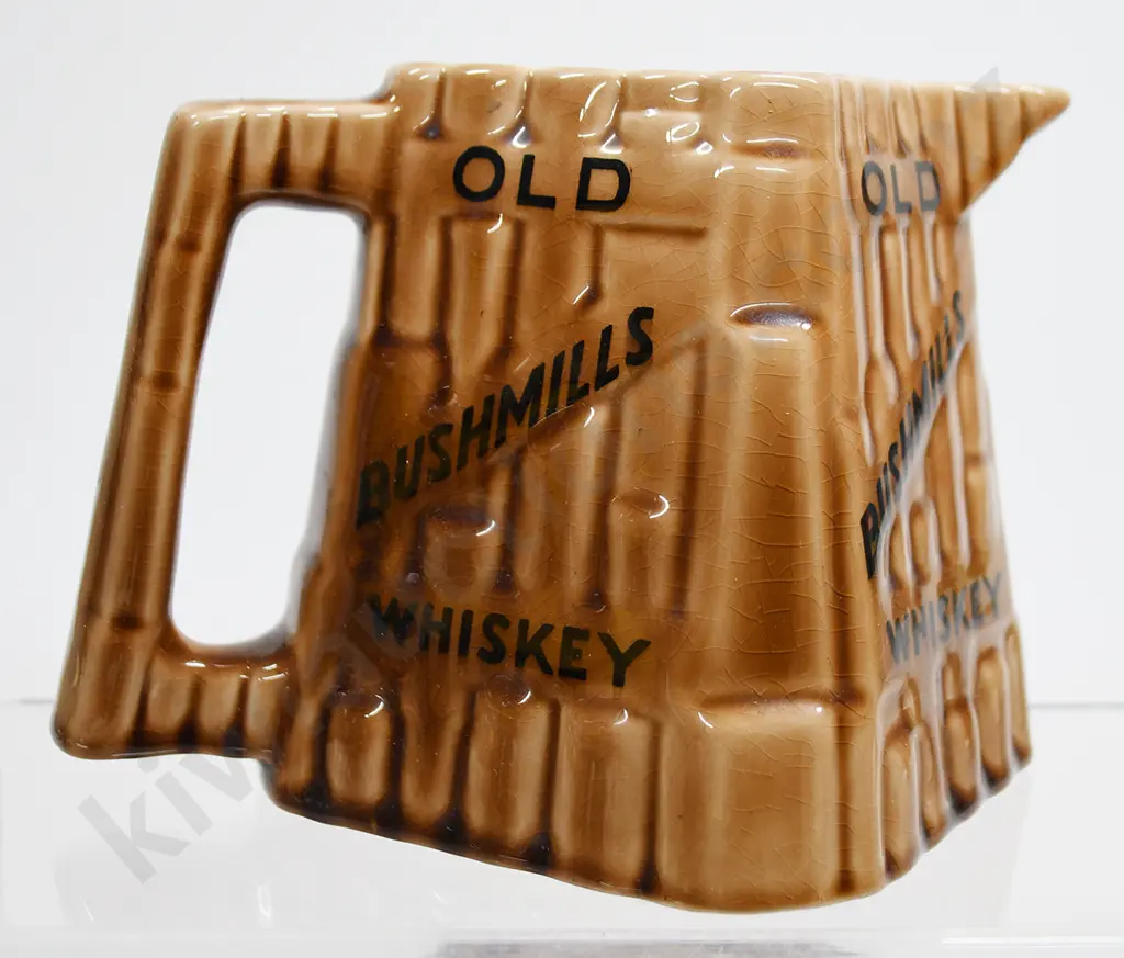 OLD BUSHMILLS WHISKEY ADVERTISING WATER JUG Image 1++