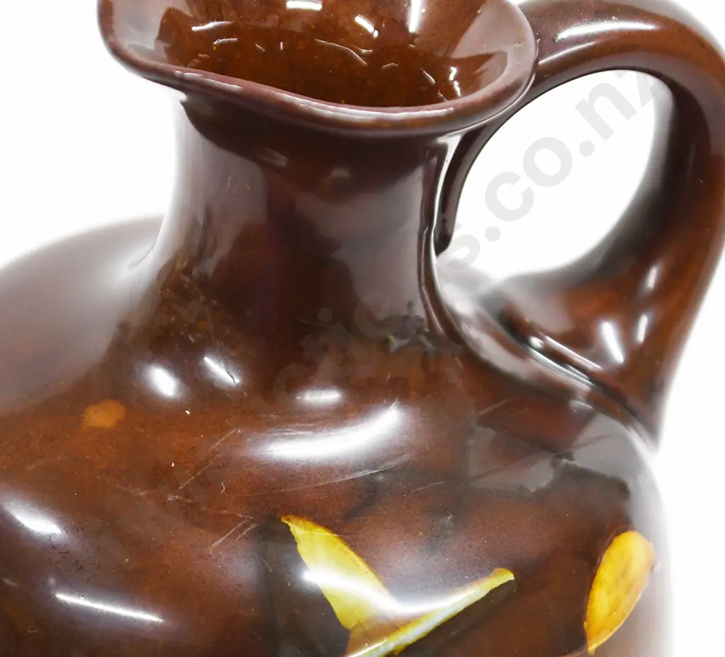 ROYAL DOULTON KINGSWARE PIED PIER FLASK Image 1++