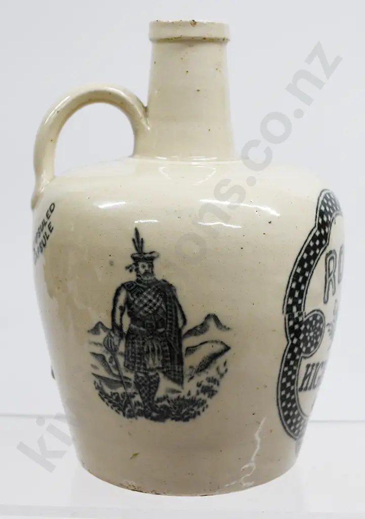 ROB ROY STONEWARE WHISKY JUG Image 1++
