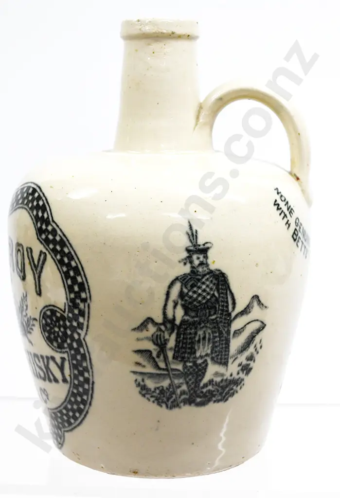 ROB ROY STONEWARE WHISKY JUG Image 1++