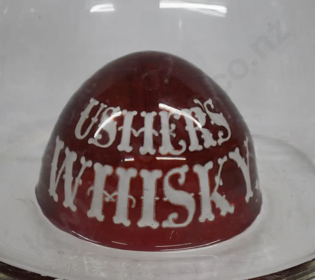 USHERS WHISKY ADVERTISING CARAFE Image 1++