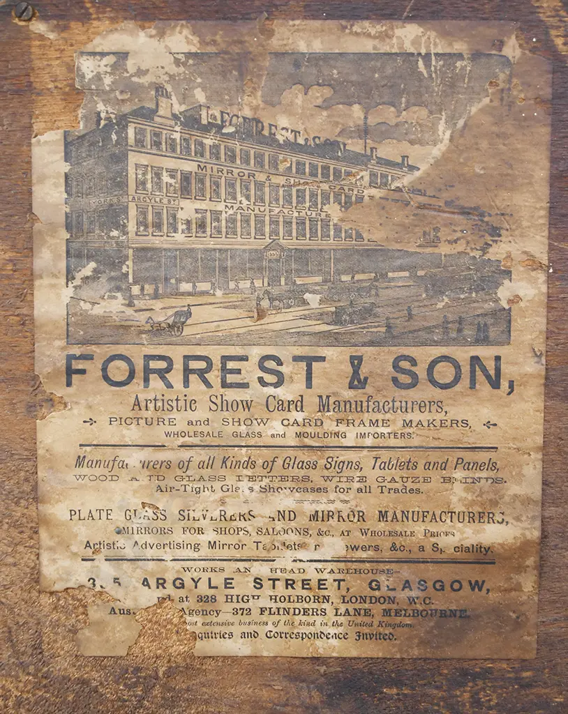 USHERS WHISKY ADVERTISING BAROMETER MIRROR Image 1++