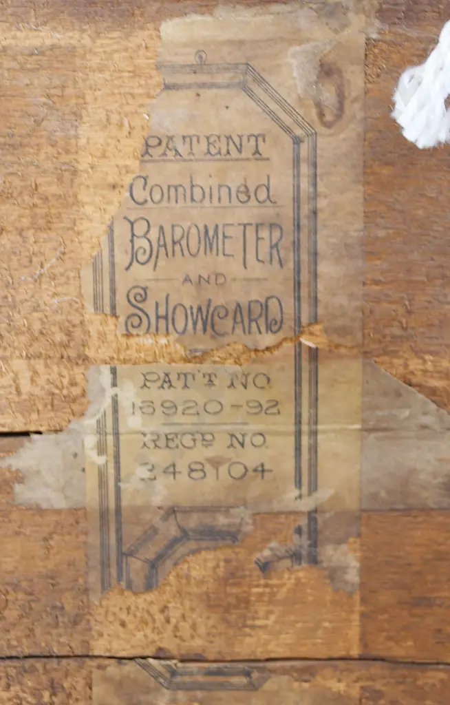 USHERS WHISKY ADVERTISING BAROMETER MIRROR Image 1++