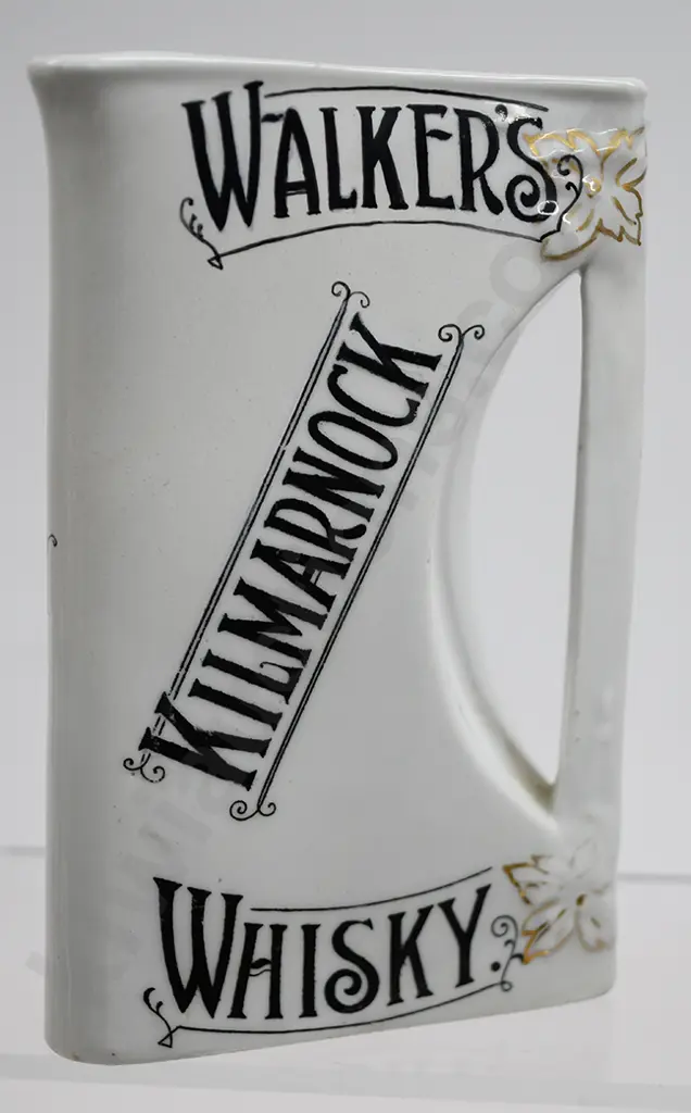 WALKER'S KILMARNOCK WHISKY ADVERTISING WATER JUG Image 1++