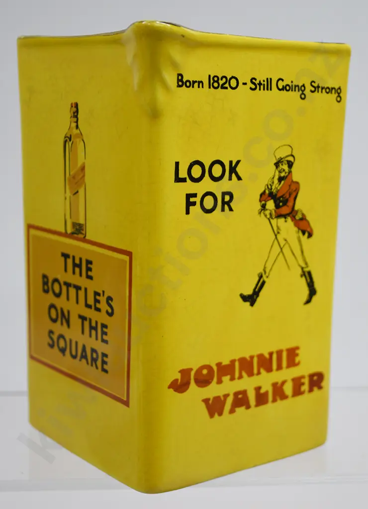 JOHNNIE WALKER SCOTCH WHISKY ADVERTISING WATER JUG Image 1++