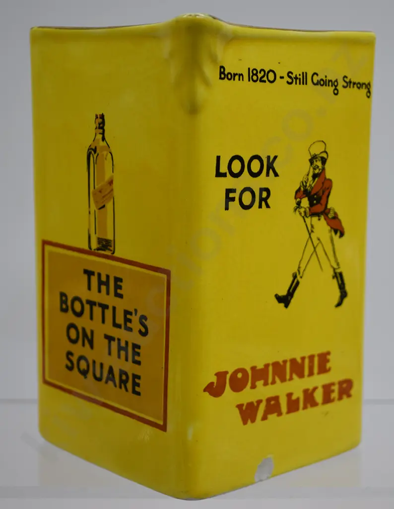 JOHNNIE WALKER SCOTCH WHISKY ADVERTISING WATER JUG Image 1++