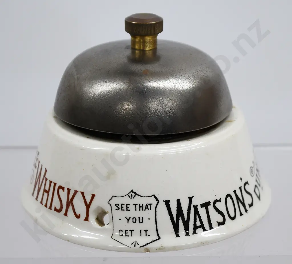 WATSON'S ENCORE WHISKY ADVERTISING COUNTER BELL Image 1++