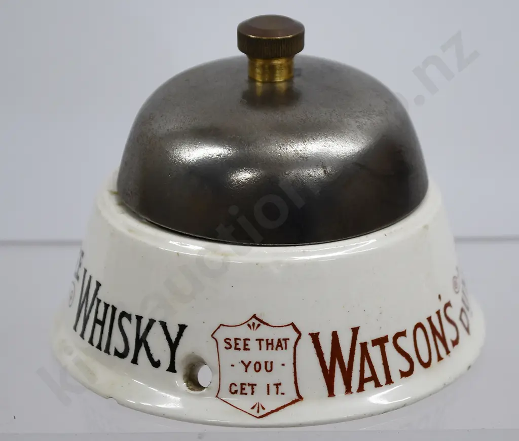 WATSON'S ENCORE WHISKY ADVERTISING COUNTER BELL Image 1++
