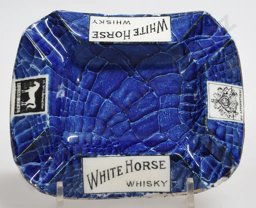WHITE HORSE WHISKY ADVERTISING ASHTRAY Image 1++