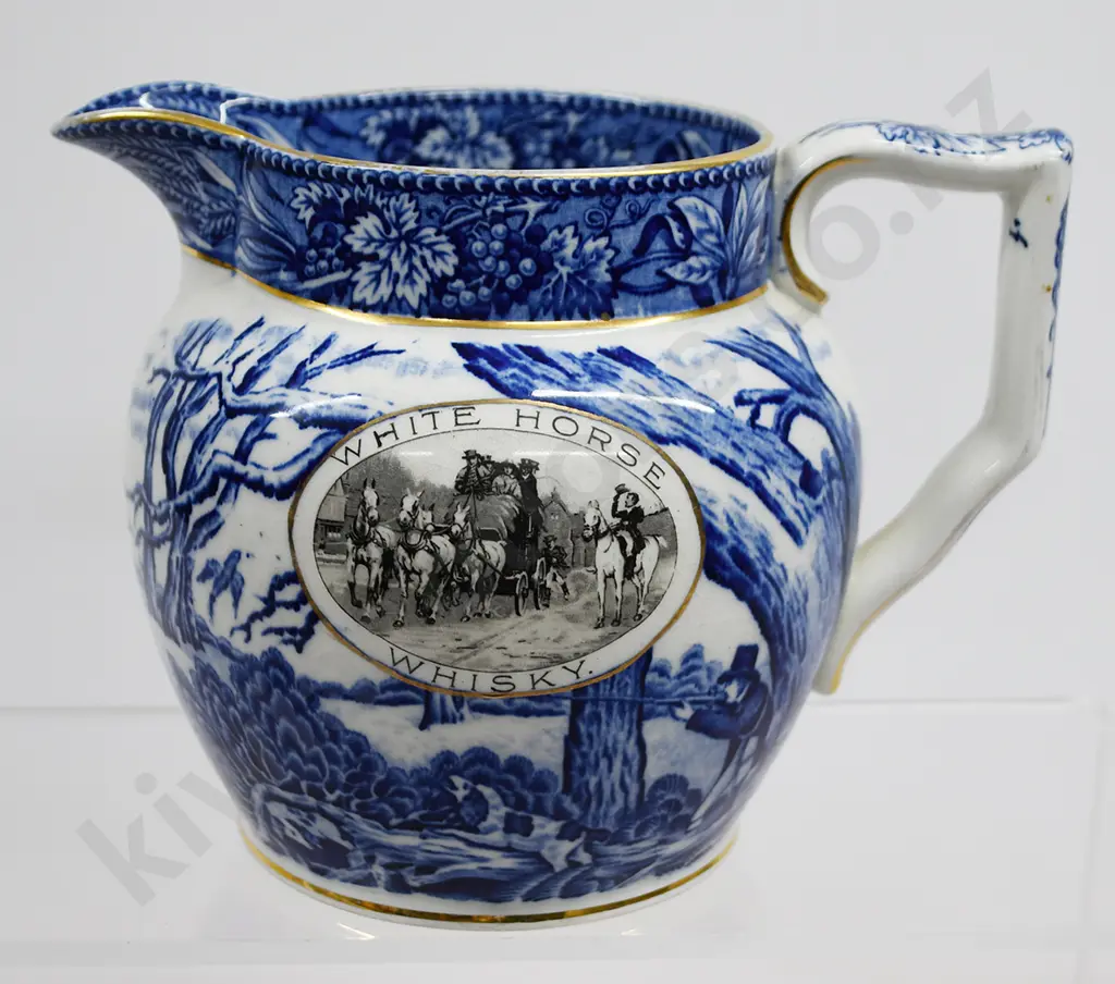 WHITE HORSE SCOTCH WHISKY ADVERTISING WATER JUG Image 1++