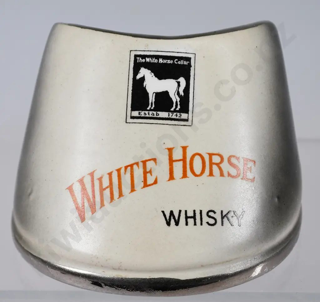 WHITE HORSE WHISKY ADVERTISING ASHTRAY Image 1++