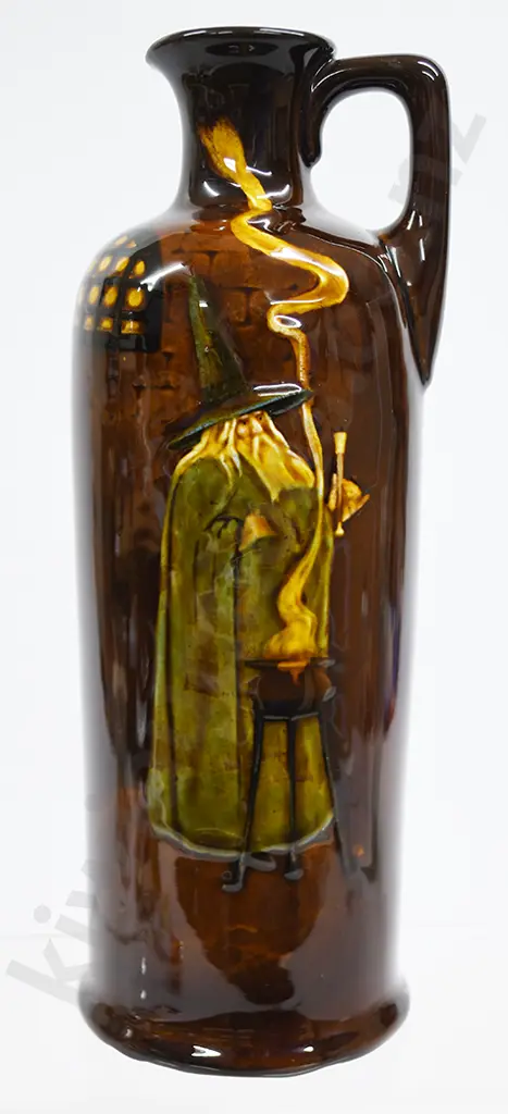 ROYAL DOULTON KINGSWARE FLASK WIZARD Image 1++