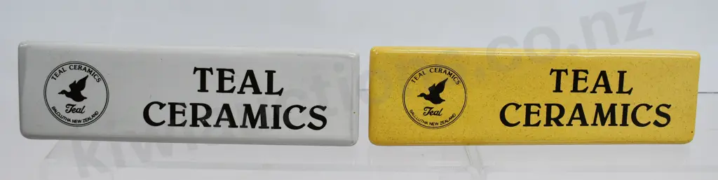 TEAL CERAMICS ADVERTISDING DISPLAY SIGNS Image 1++