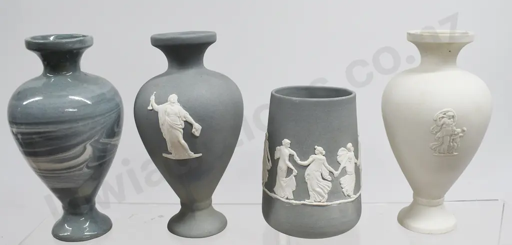 TEMUKA JASPERWARE STYLE VASES Image 1++
