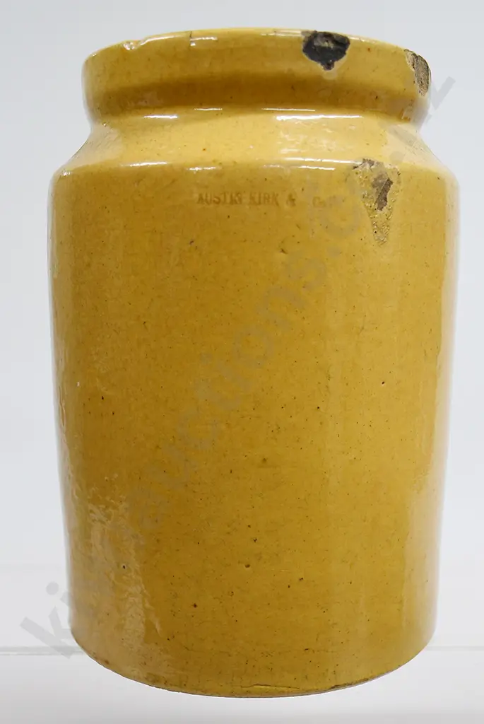 AUSTIN KIRK & CO STORAGE JAR Image 1++